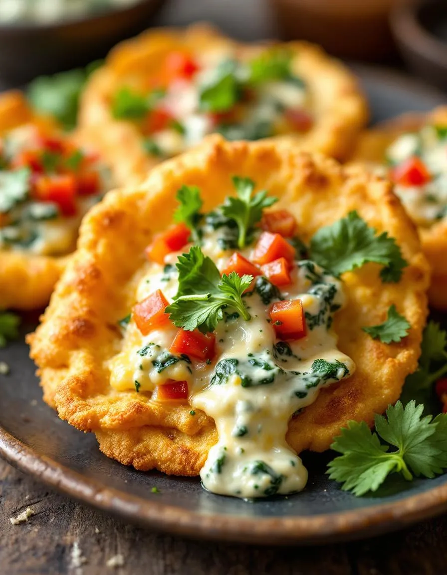 best-spinach-dip-cheese-crisps