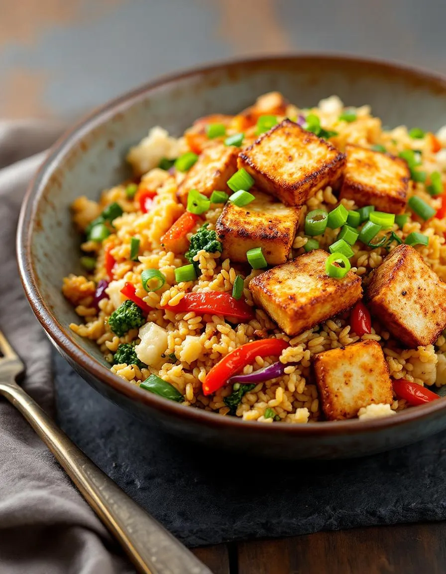 easy-cauliflower-fried-rice-tofu