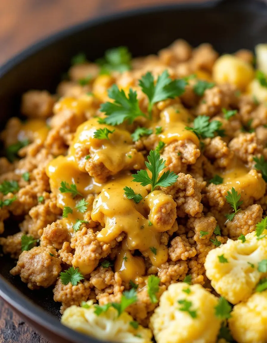 easy-garlic-butter-turkey-skillet