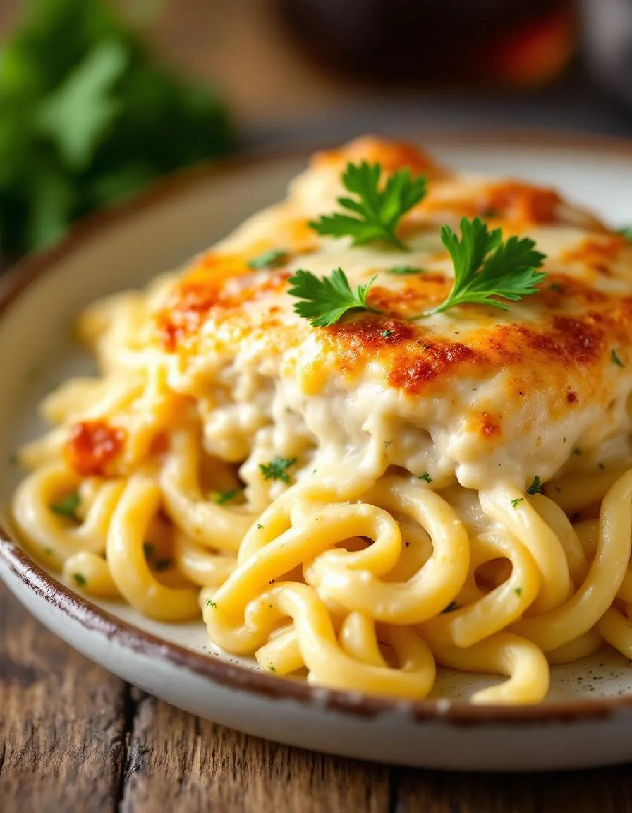 easy-garlic-parmesan-chicken-pasta