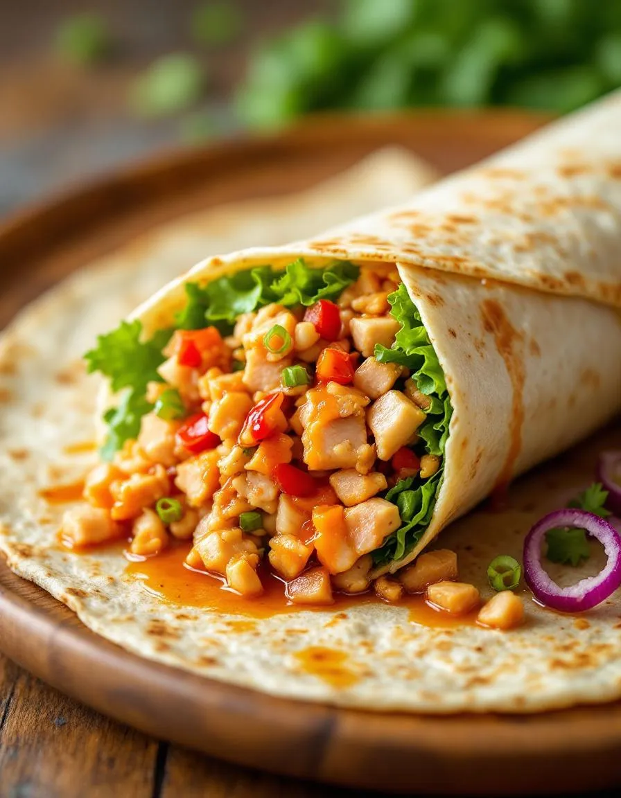 easy-kimchi-tuna-salad-wrap