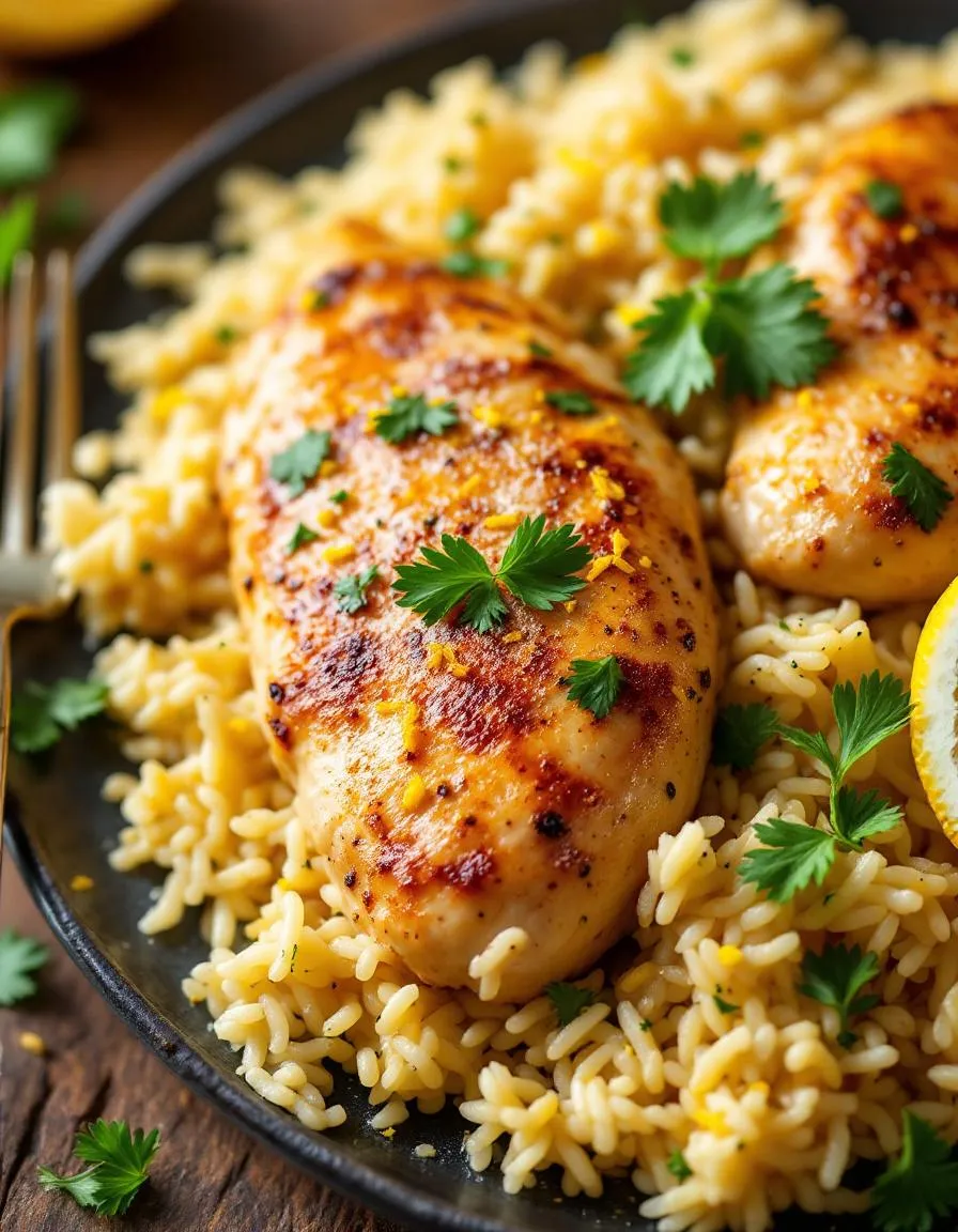 easy-lemon-herb-chicken-rice