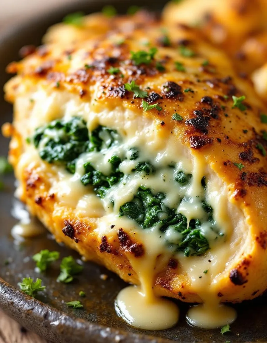 best-cheesy-spinach-stuffed-chicken