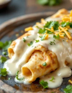 best-creamy-white-chicken-enchiladas