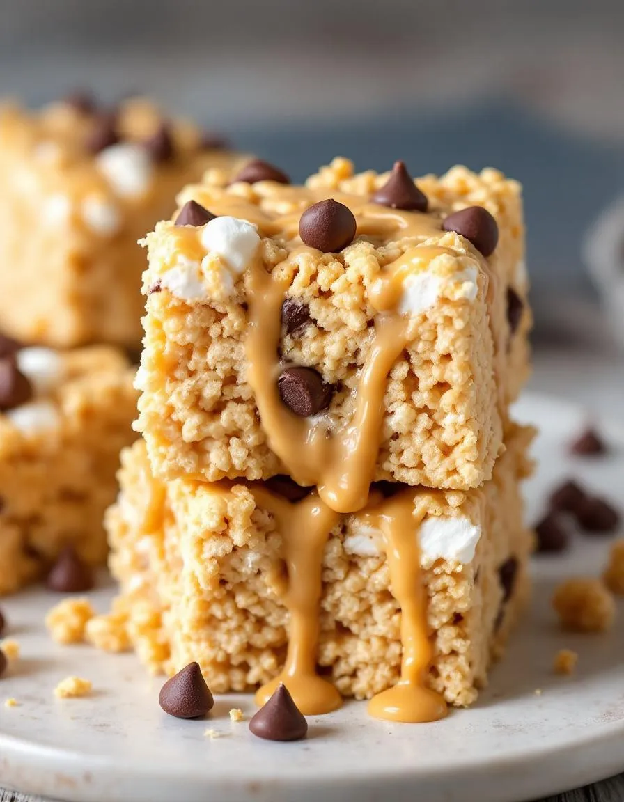 best-fluffernutter-rice-krispie-treats