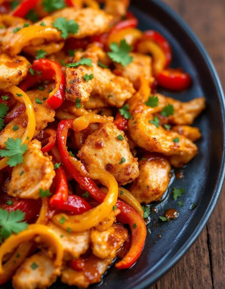 easy-air-fryer-chicken-fajitas