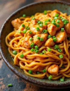 easy-honey-garlic-chicken-noodles