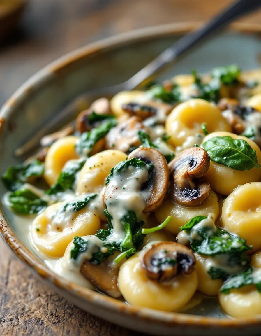 creamy-spinach-mushroom-gnocchi-recipe