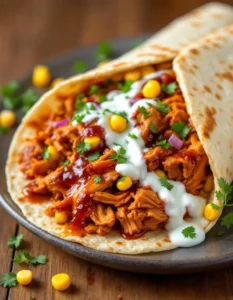 easy-bbq-chicken-wraps