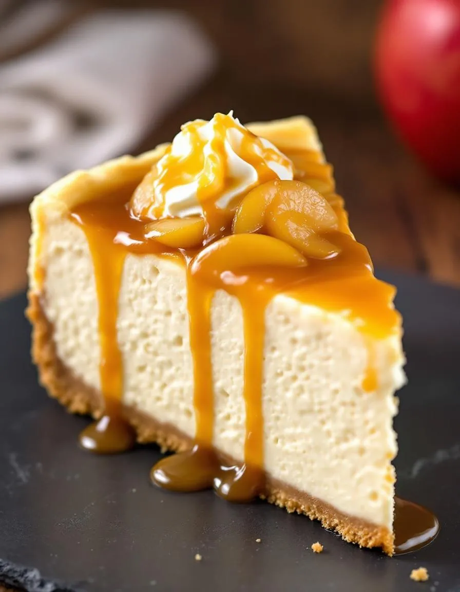 easy-caramel-apple-cheesecake
