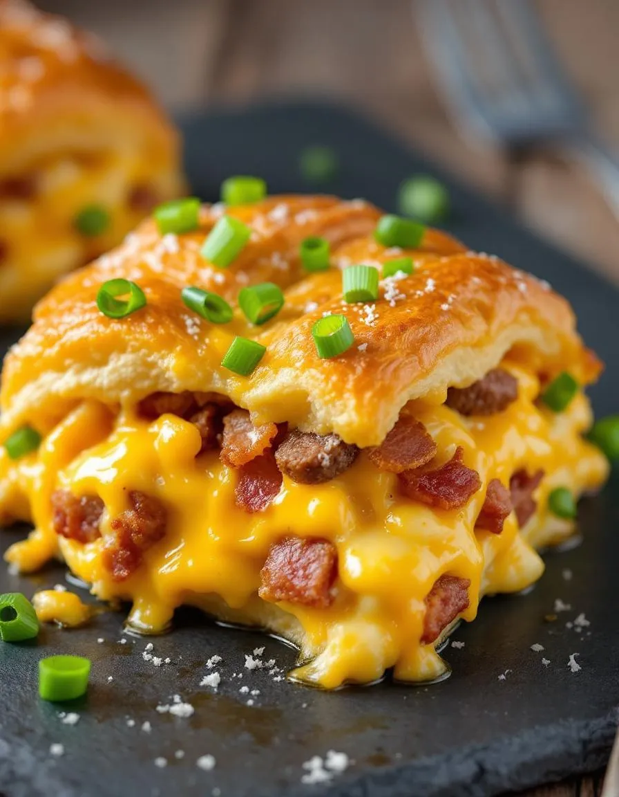 easy-croissant-breakfast-sandwich-casserole