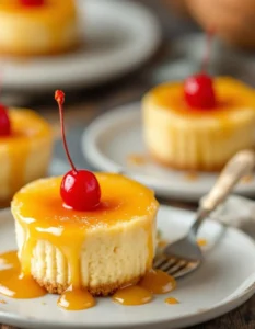 easy-mini-pineapple-cheesecakes
