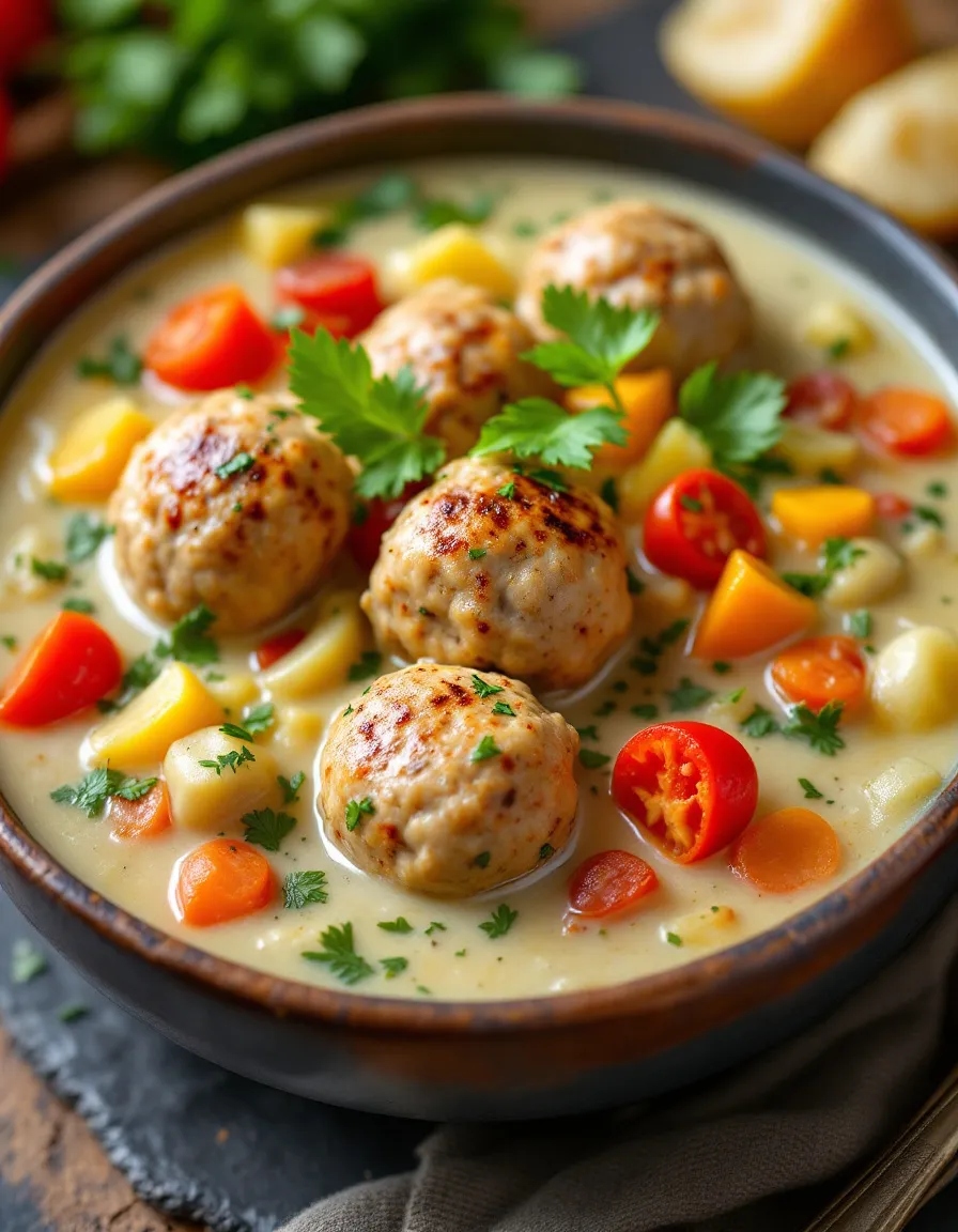 easy-creamy-meatball-soup-vegetables