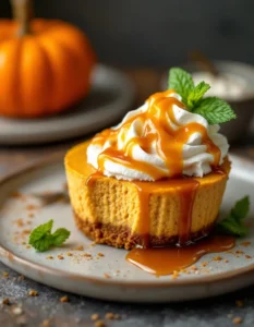 easy-no-bake-pumpkin-cheesecakes