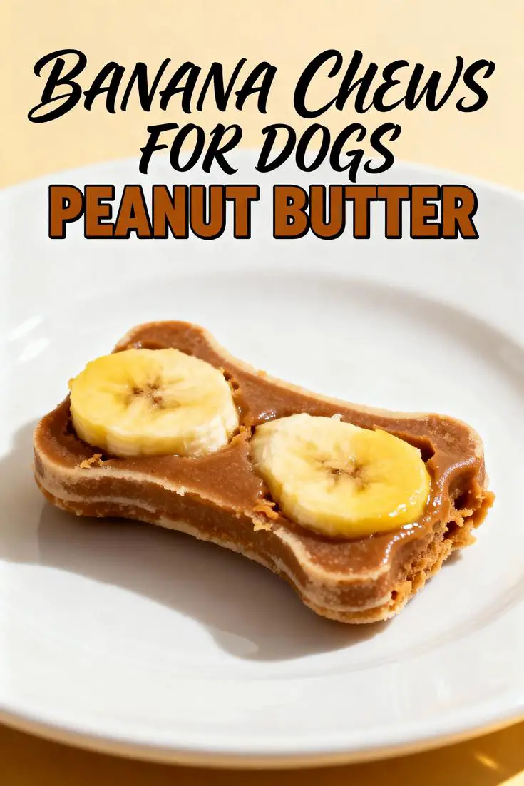 Homemade Peanut Butter Banana Dog Treats