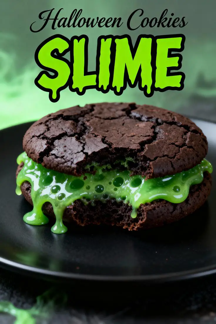 Gooey Slime-Filled Halloween Cookies Recipe