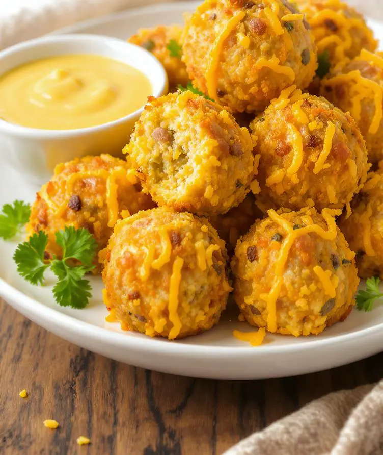 Easy Bisquick Sausage Balls for Holiday Parties