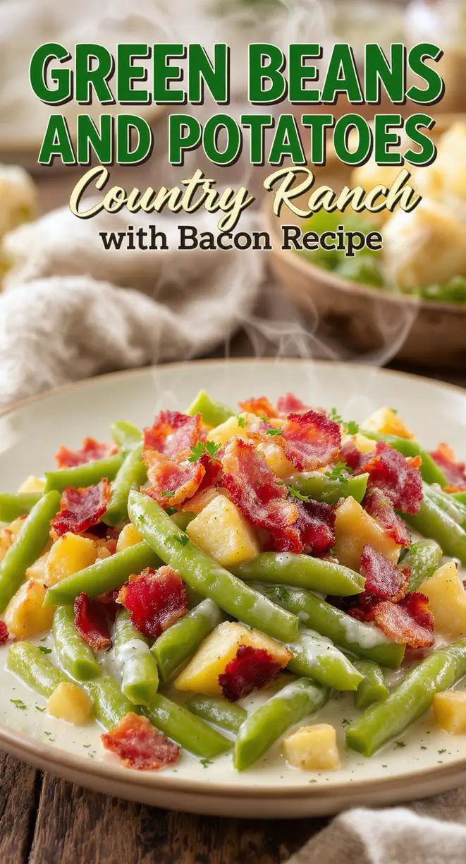 Hearty Country Ranch Green Beans and Potatoes Recipe