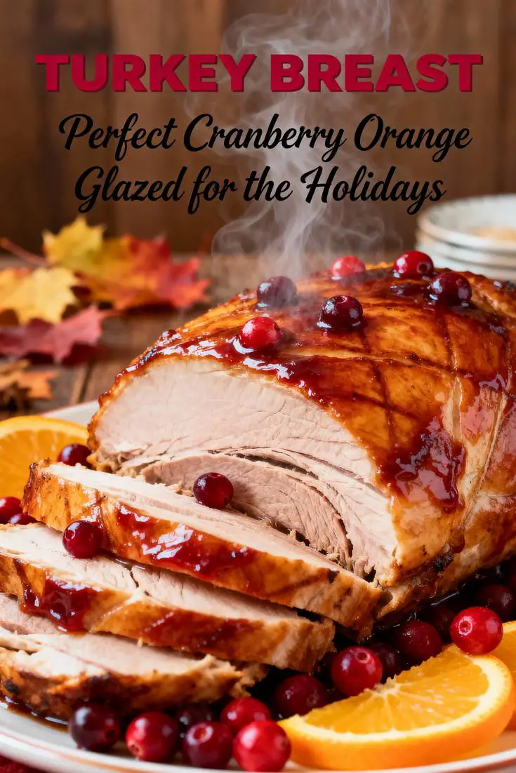 Perfect Cranberry Orange Glazed Turkey Breast