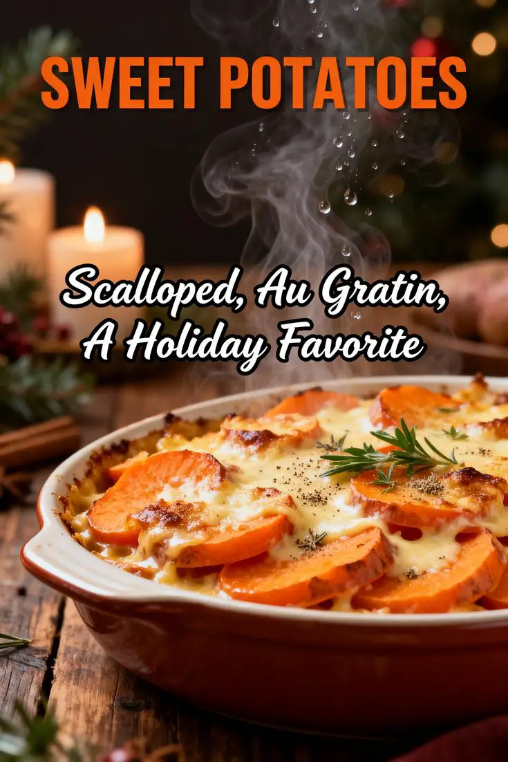 Easy Scalloped Sweet Potatoes