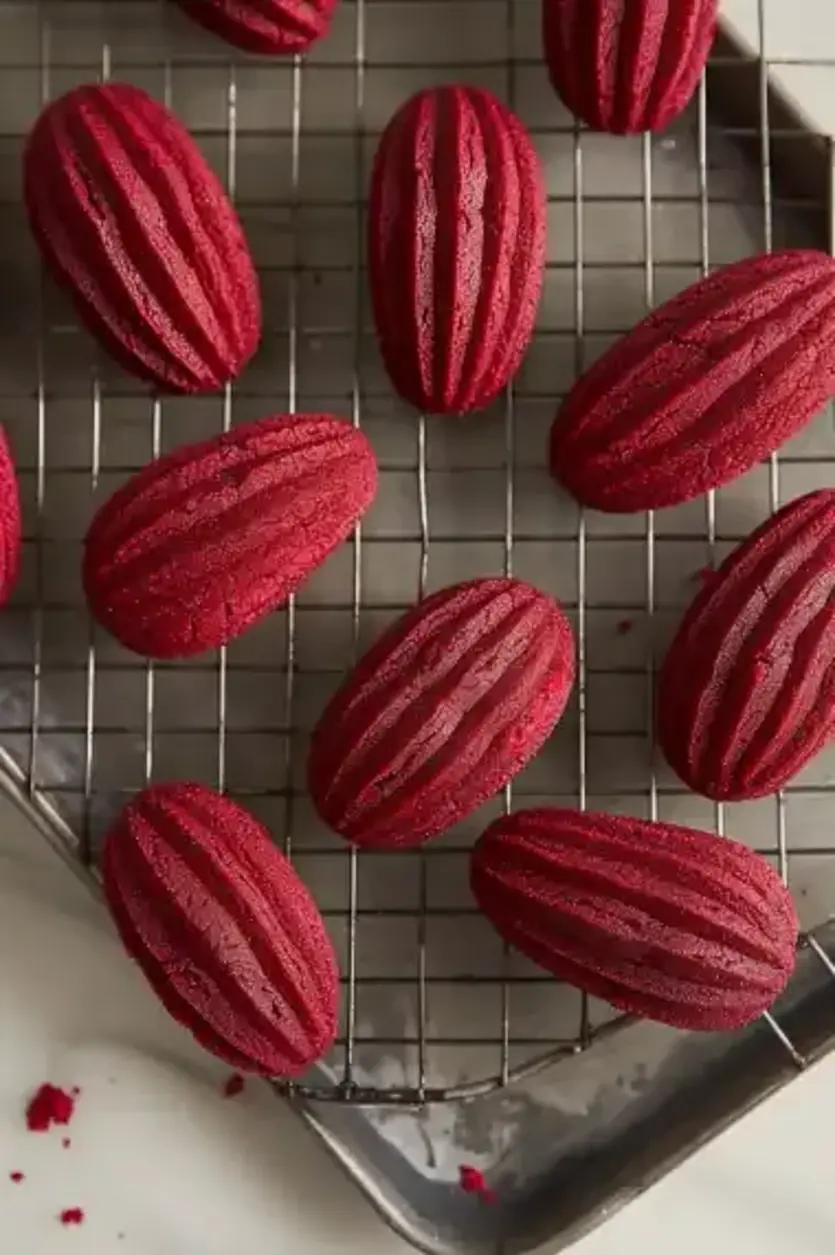 Red Velvet Madeleines