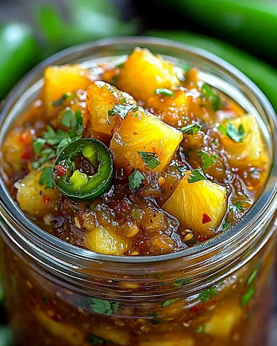 Spicy Pineapple Jalapeño Chutney: A Sweet & Spicy Must-Try!