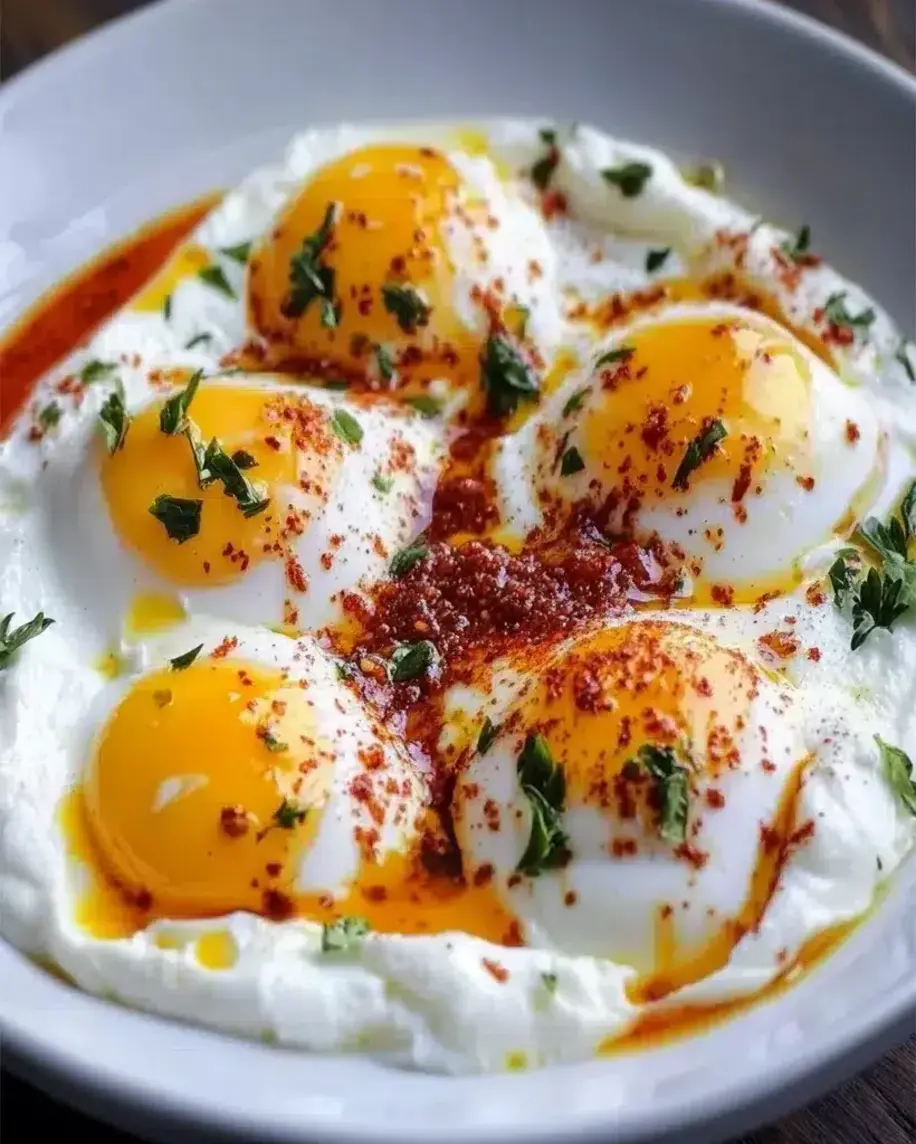 Turkish Eggs (Cilbir) – The Ultimate 10-Min Brunch Recipe!