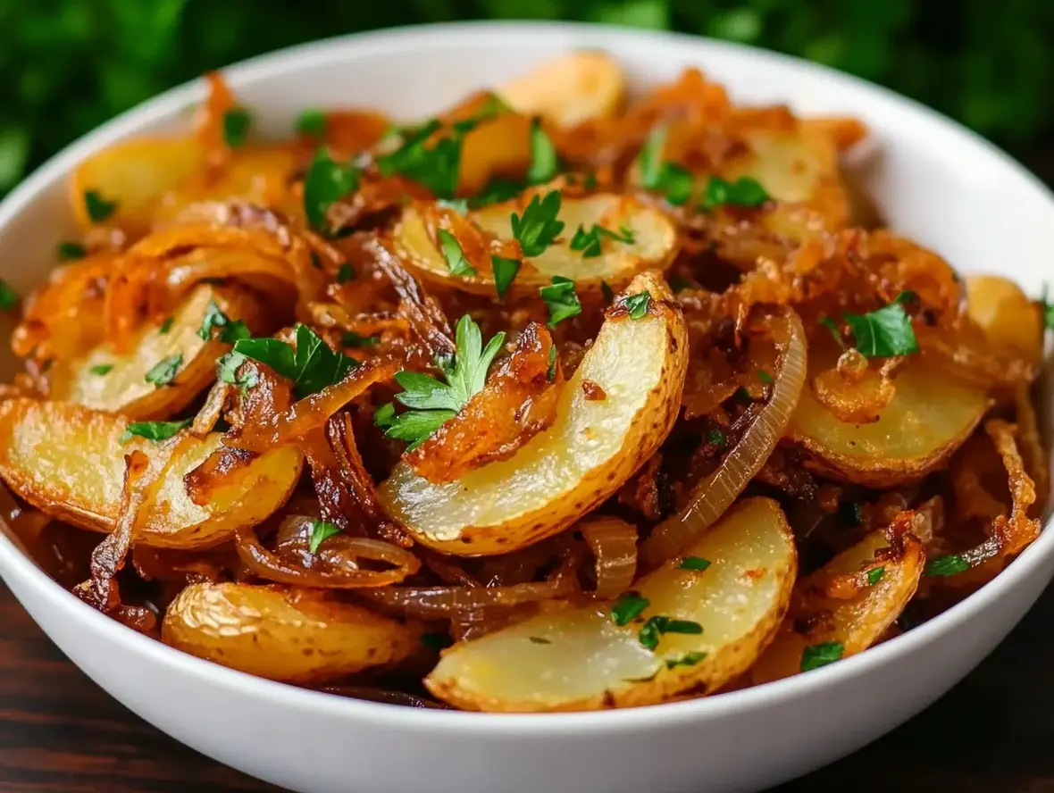 Crispy Fried Potatoes and Onions – A Classic Comfort Side Dish