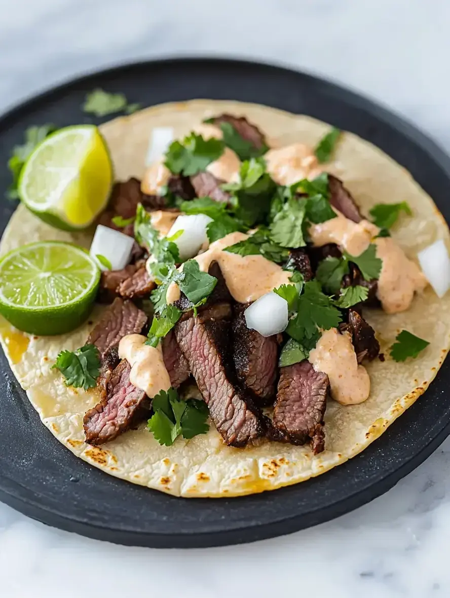 Steak Tacos with Chipotle Crema