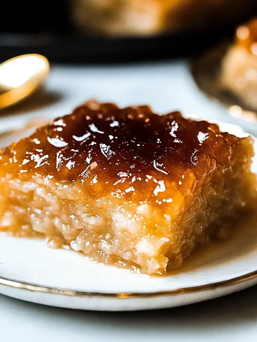 Sweet Coconut Rice Cake (Filipino Sticky Rice)