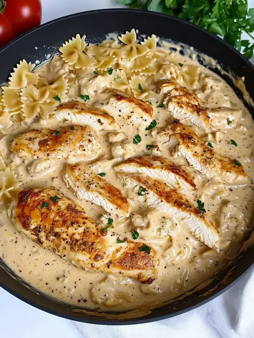 Chicken Garlic Parmesan Pasta