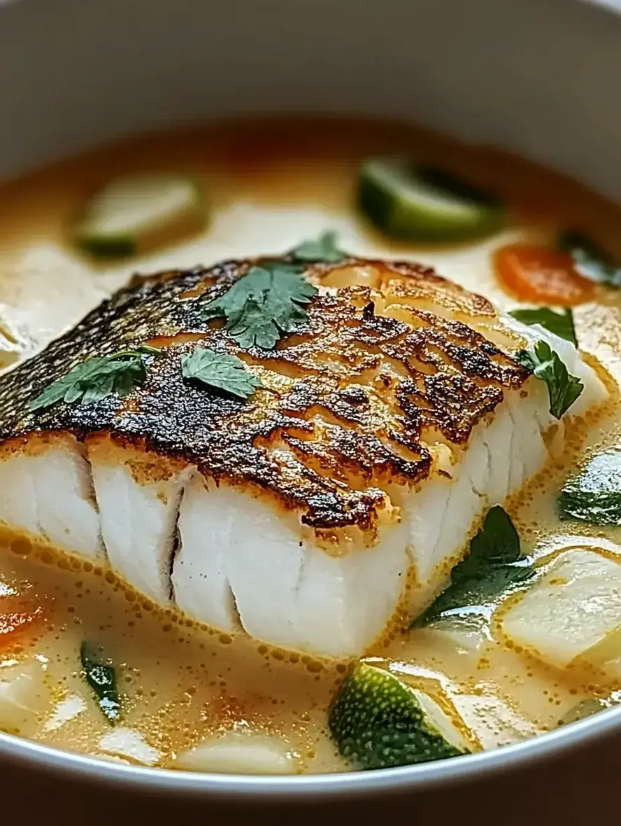 Thai-Style Coconut Lime Fish Soup