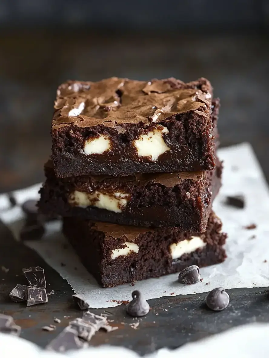 Triple Chocolate Brownies