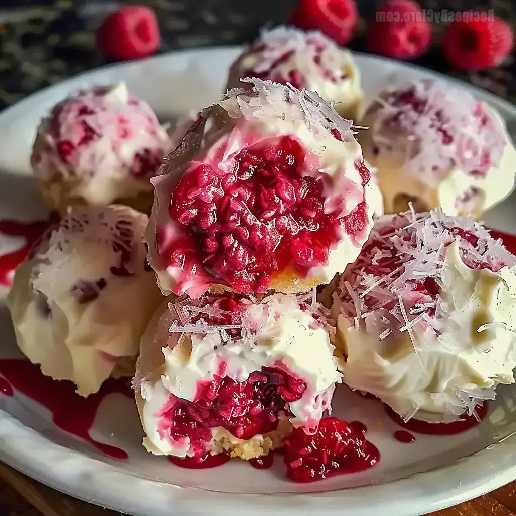 Raspberry Cream Cheese Bites