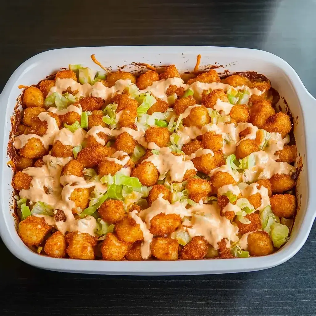 Big Mac Tater Tot Casserole
