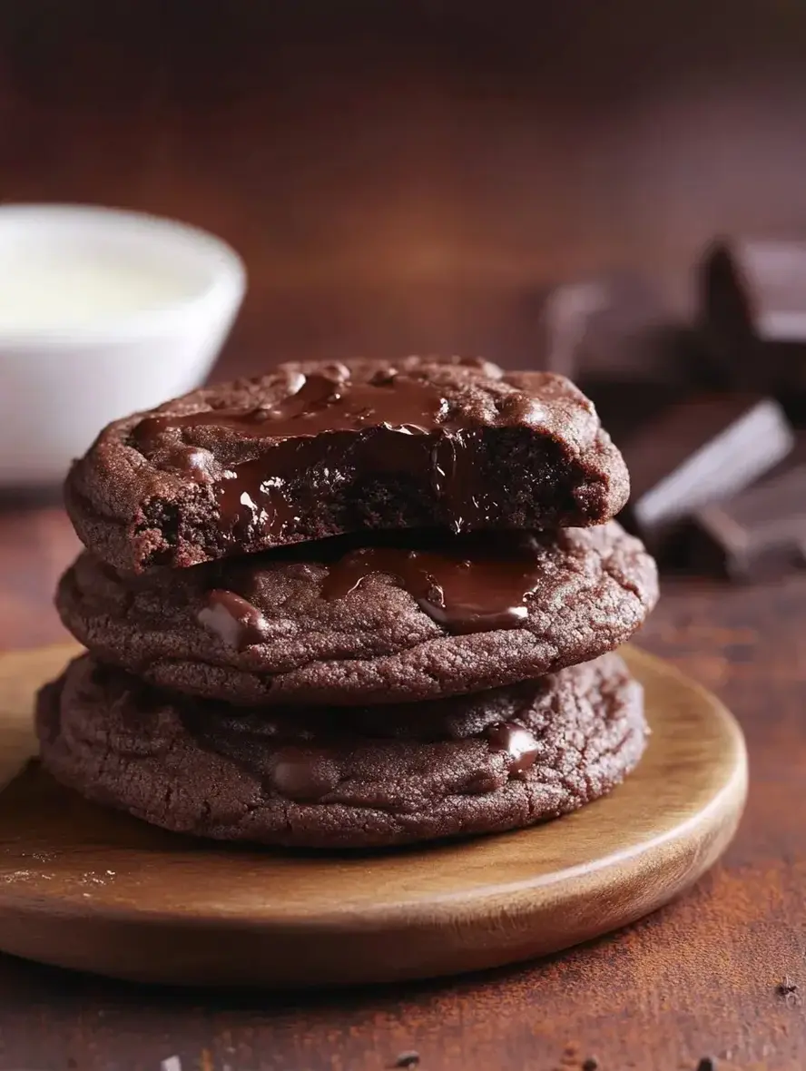 Chocolate Fudge Cookies