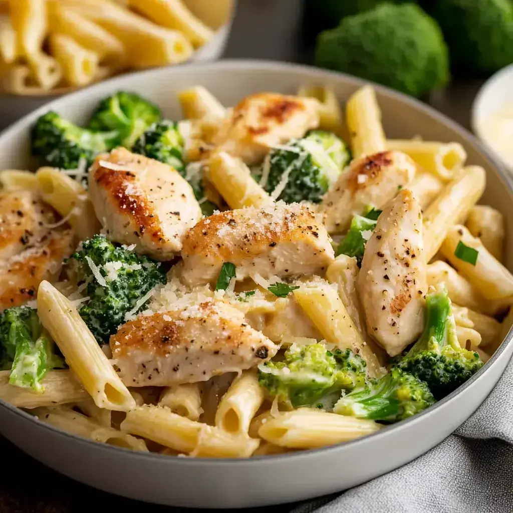Creamy Chicken Broccoli Pasta