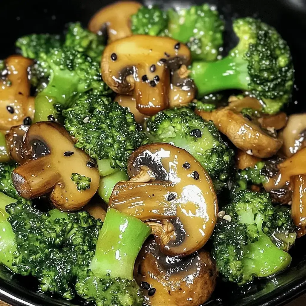 Quick Broccoli and Mushroom Stir Fry