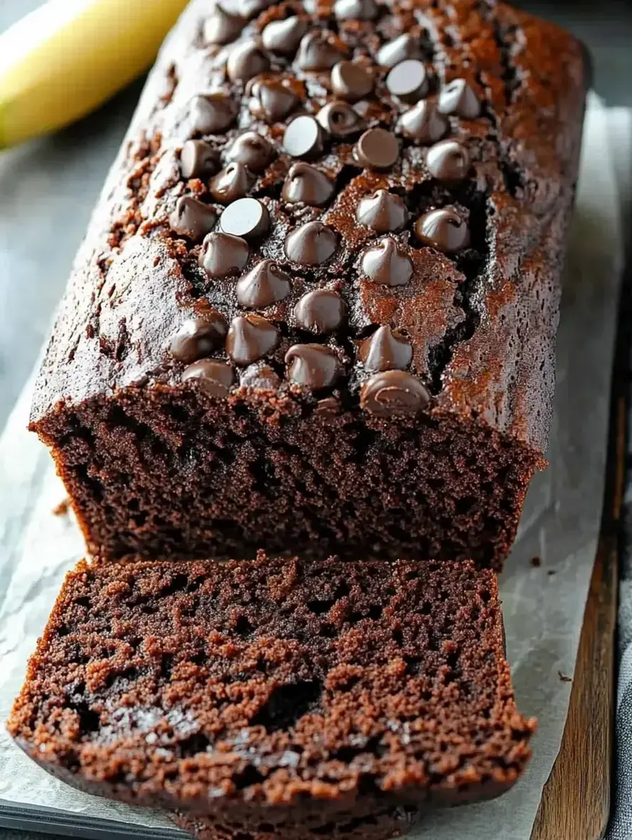 Rich Chocolate Banana Bread