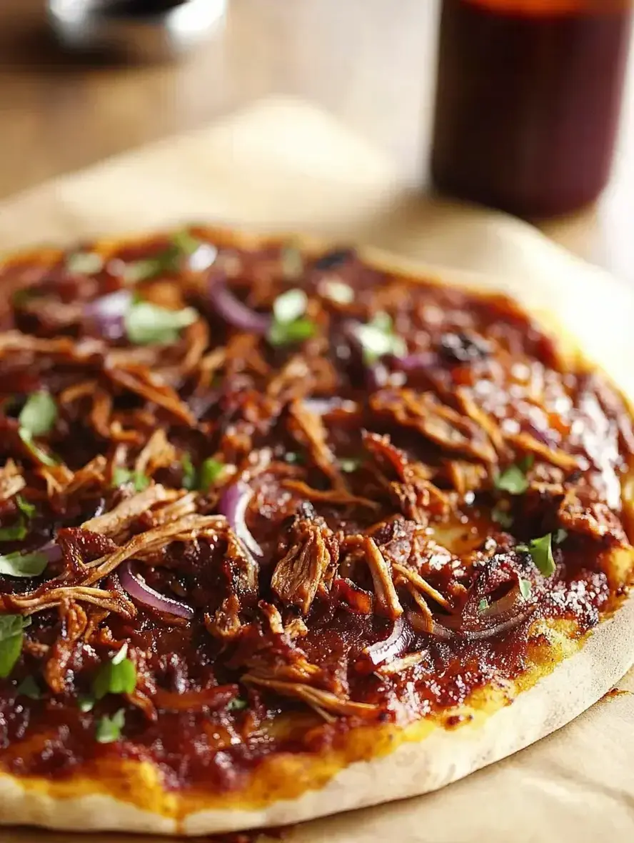 BBQ Pulled Pork Pizza