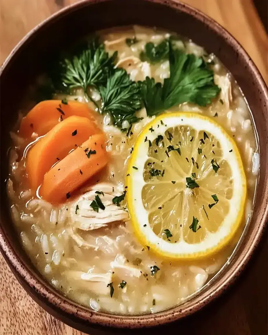 Cozy Lemon Chicken & Rice Soup – The Ultimate Comfort in a Bowl!