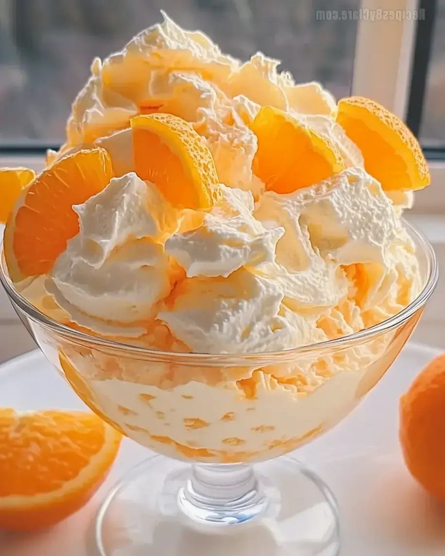 Easy &amp; Delicious Creamsicle Orange Fluff