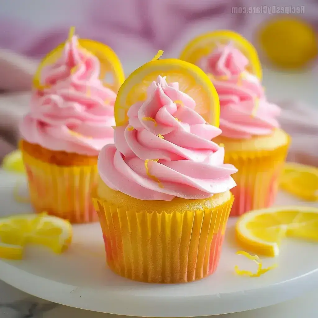 Pink Lemonade Cupcakes
