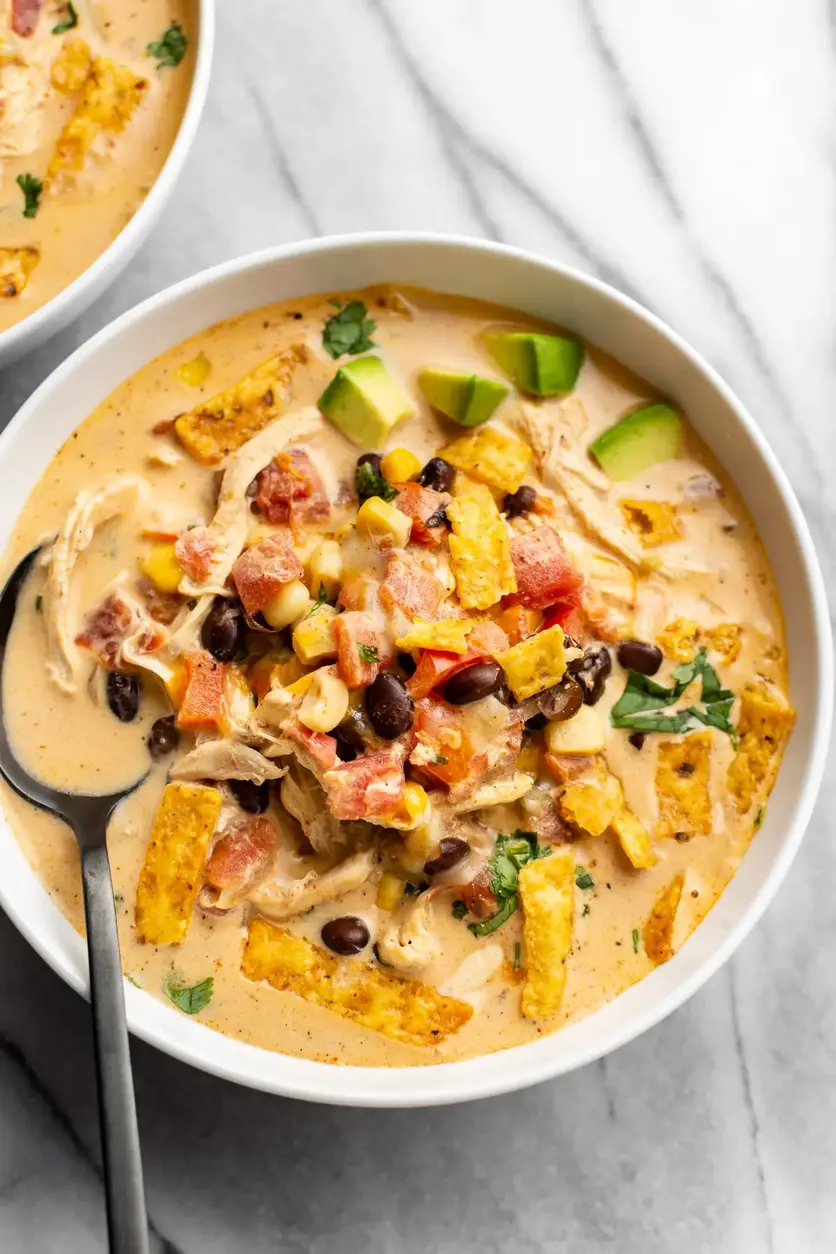 Easy Chicken Taco Soup Recipe (35 Minutes)