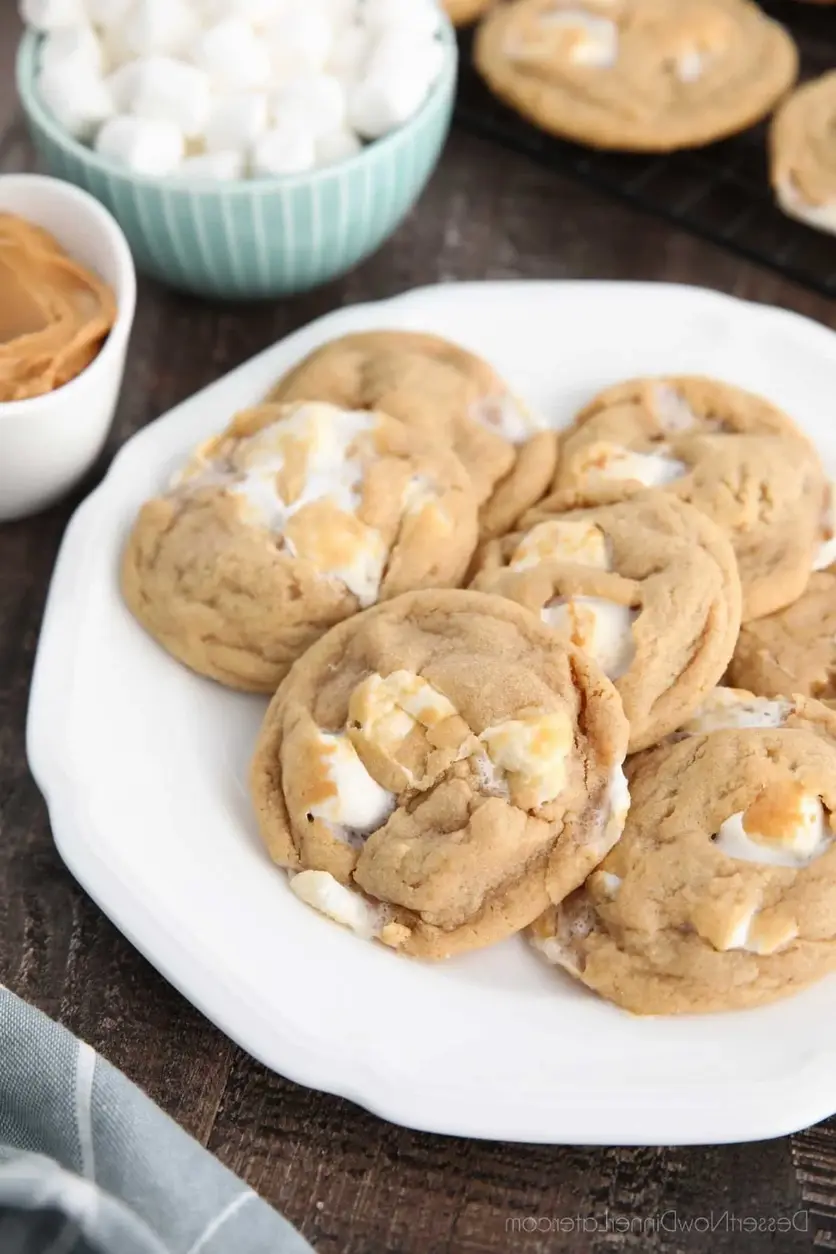 Soft &amp; Chewy Fluffernutter Cookies Recipe