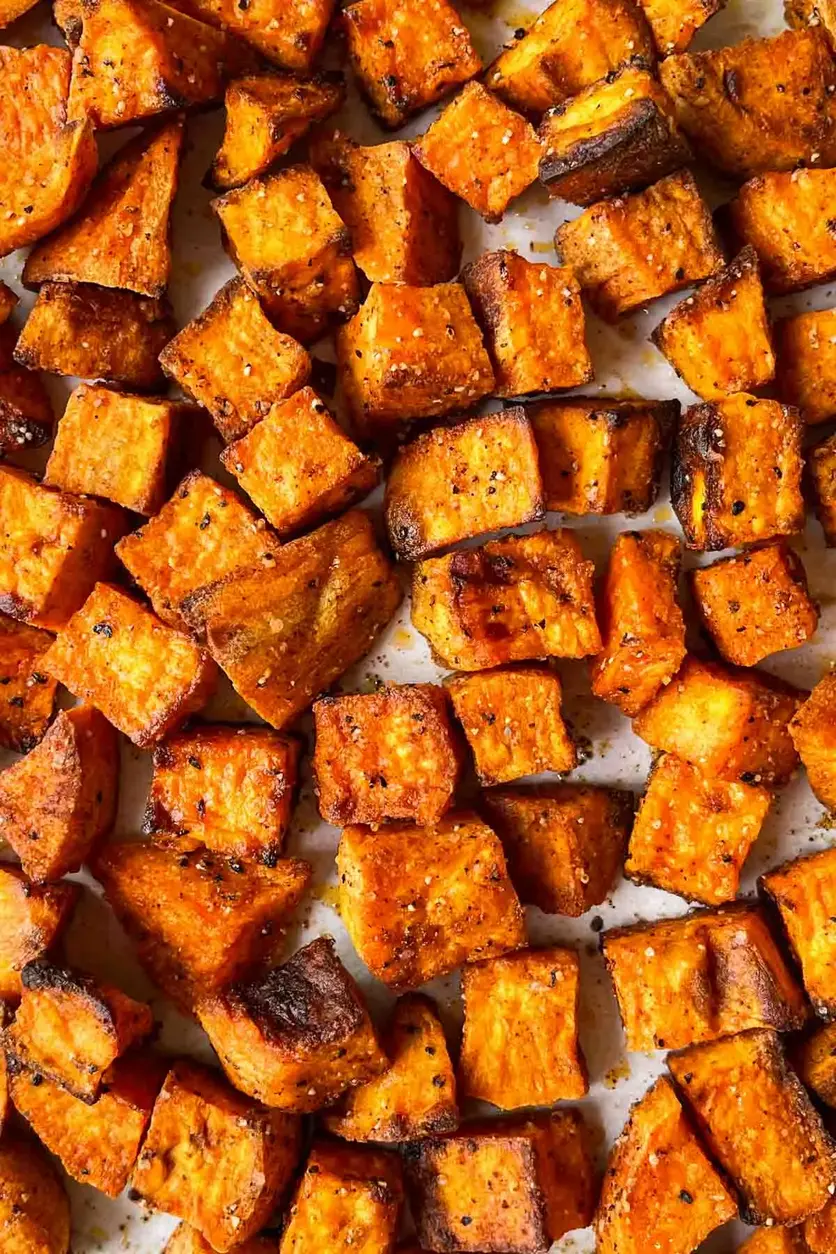 Perfect Crispy Sweet Potatoes with Cornstarch Trick