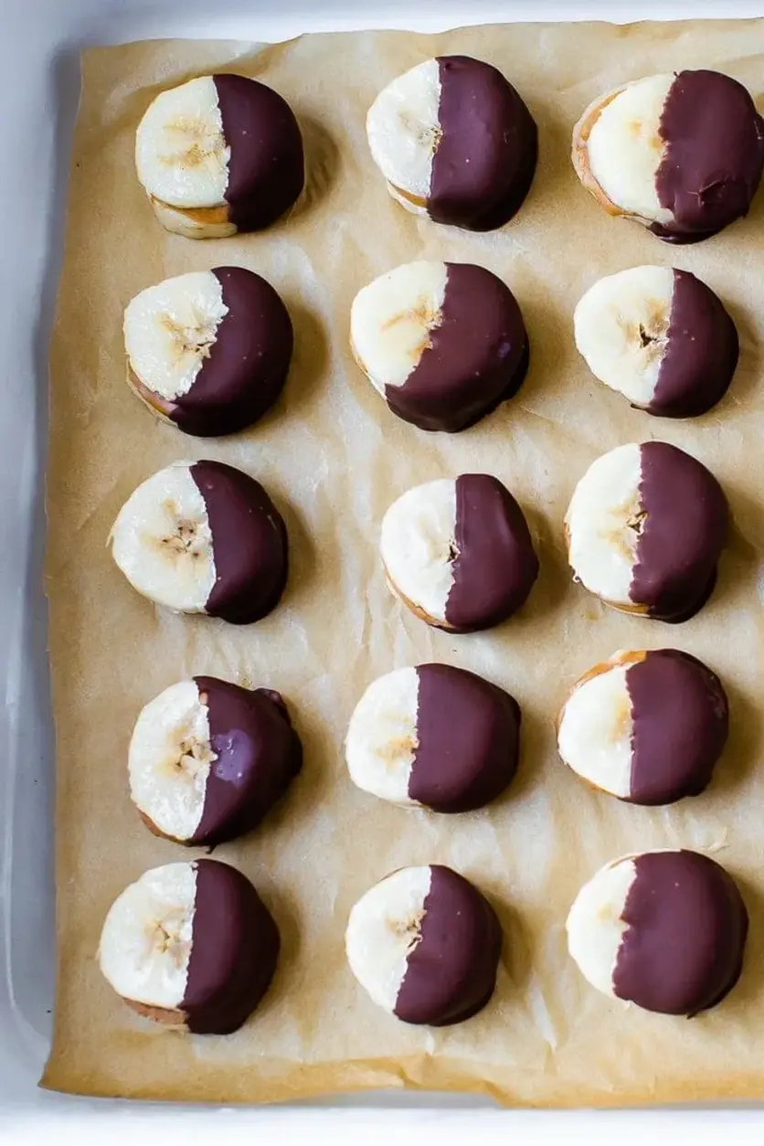 Easy Chocolate Peanut Butter Banana Bites Recipe