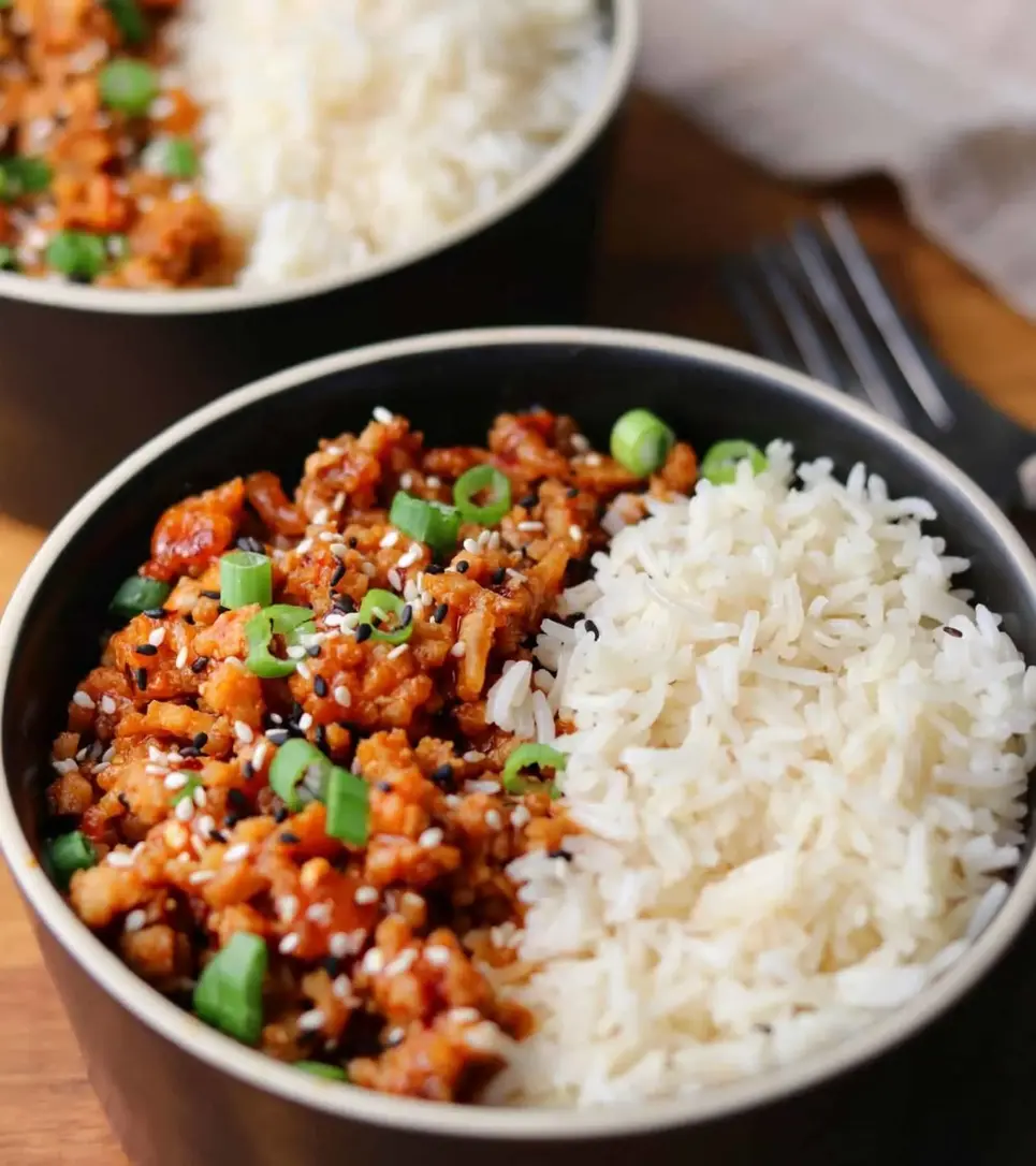 Sticky Sweet Spicy Firecracker Ground Chicken Recipe