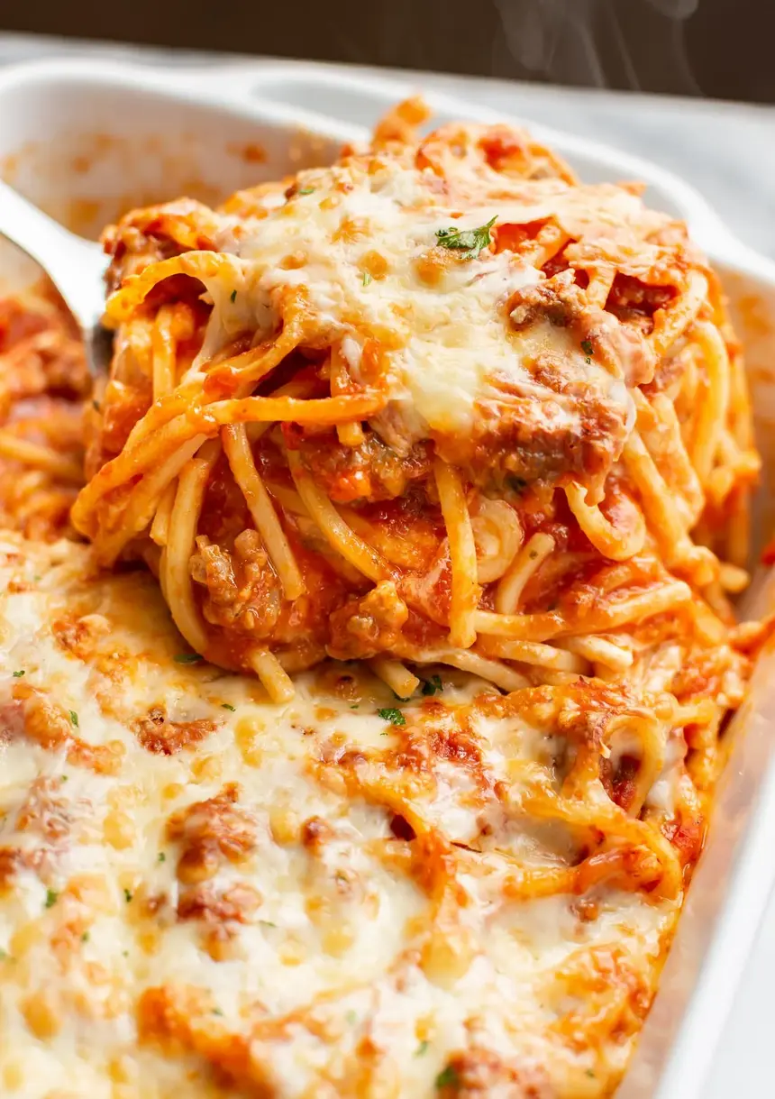 Million Dollar Spaghetti – Cheesy Italian Sausage Bake